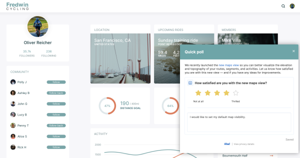 Get quick input from your community with polls in Aha! Ideas.
